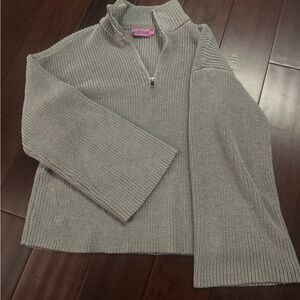 Edikted Light Gray Cowl Neck Sweater